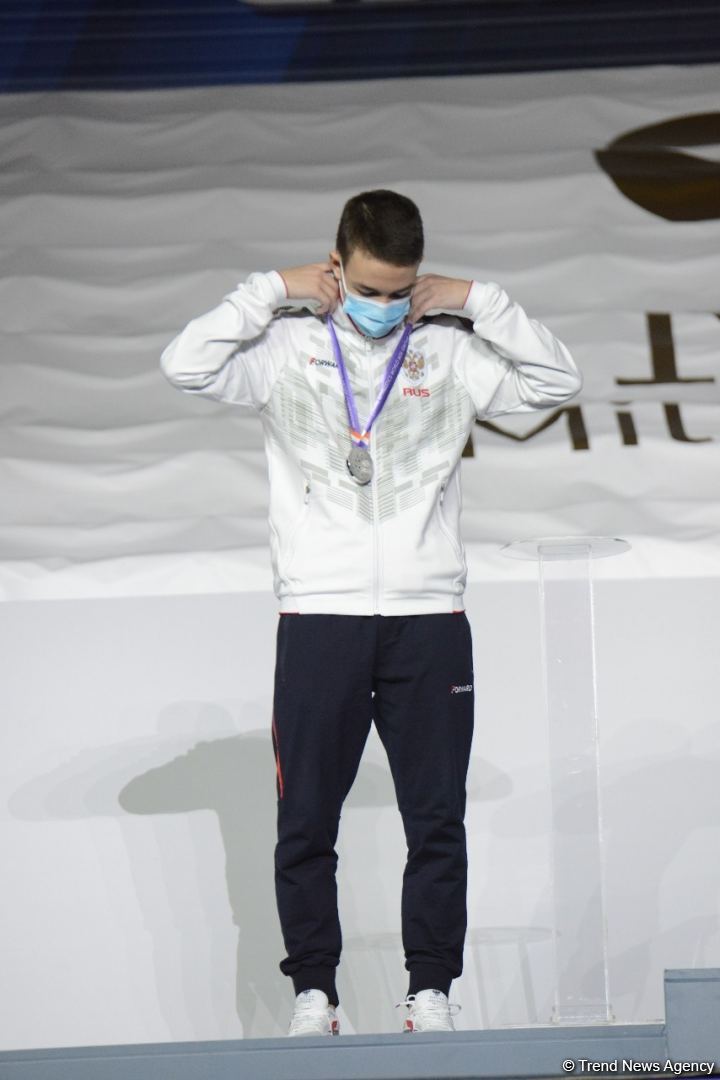 Baku holds award ceremony of winners of 28th FIG Trampoline Gymnastics World Age Group Competitions (PHOTO)