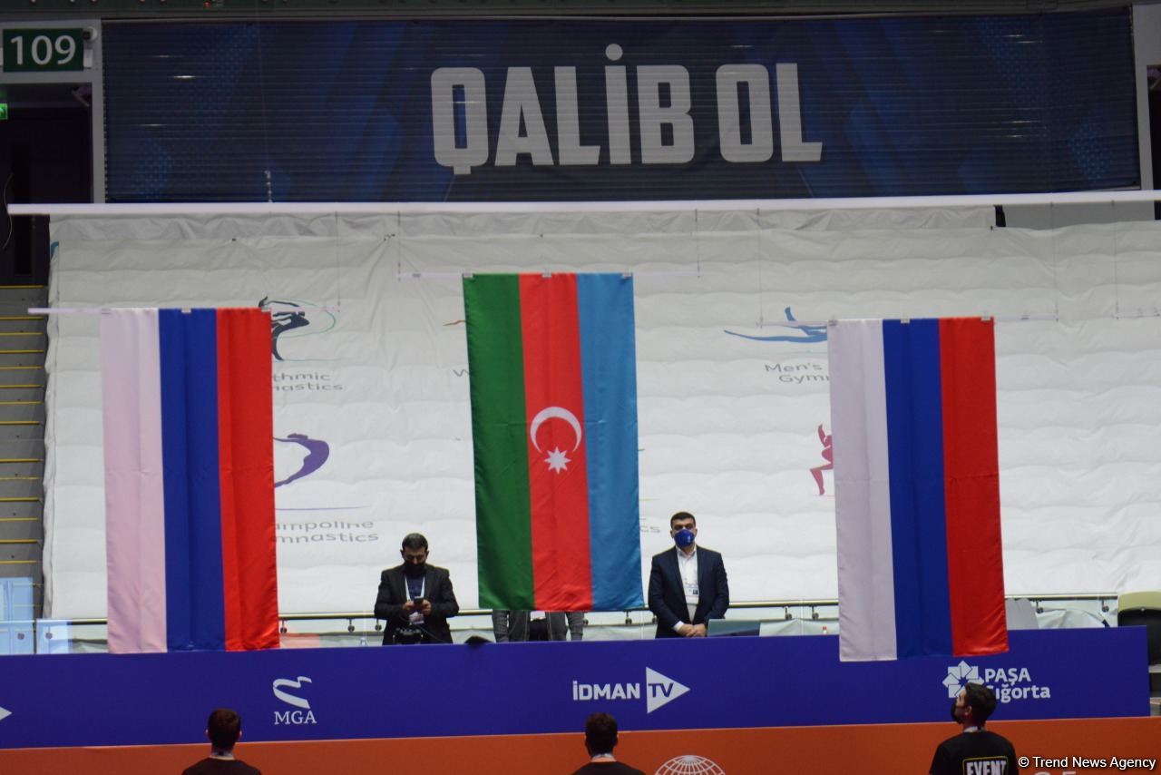 Baku holds award ceremony of winners of 28th FIG Trampoline Gymnastics World Age Group Competitions (PHOTO)