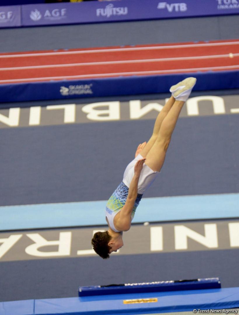 Second day of 28th FIG Trampoline Gymnastics World Age Group Competition kicks off in Baku (PHOTO)