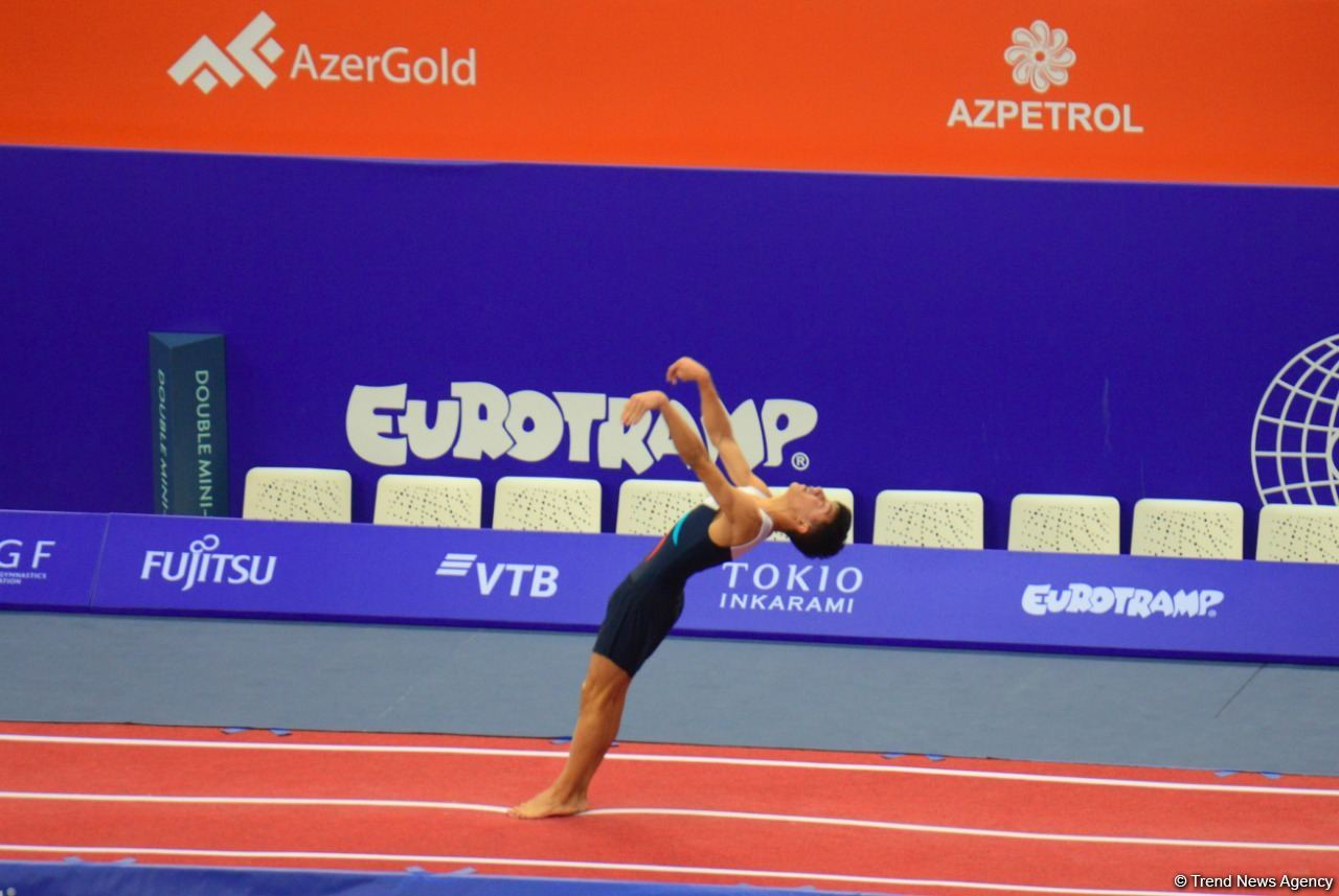 Second day of 28th FIG Trampoline Gymnastics World Age Group Competition kicks off in Baku (PHOTO)
