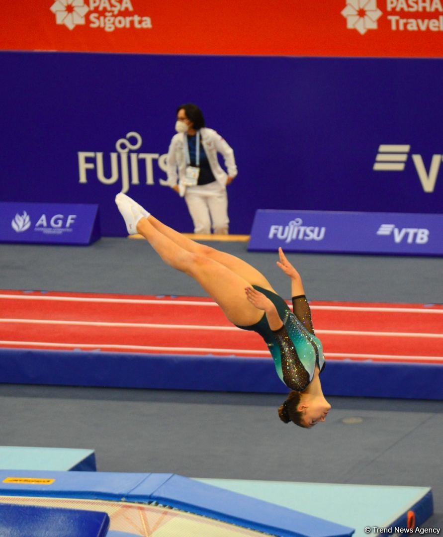 Second day of 28th FIG Trampoline Gymnastics World Age Group Competition kicks off in Baku (PHOTO)