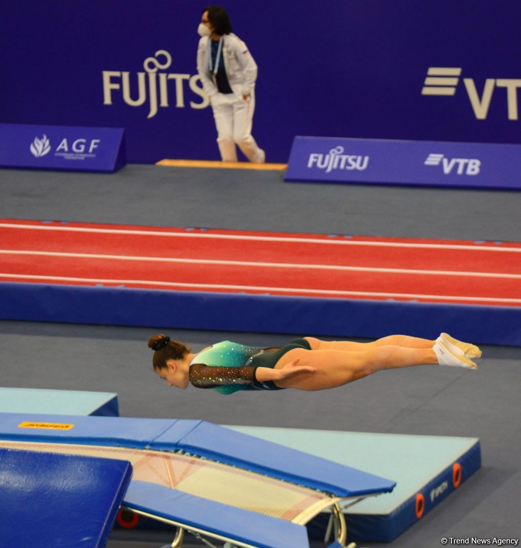 Second day of 28th FIG Trampoline Gymnastics World Age Group Competition kicks off in Baku (PHOTO)