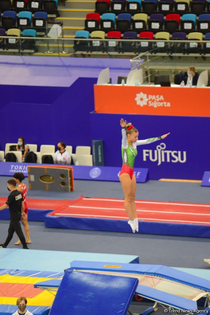 Second day of 28th FIG Trampoline Gymnastics World Age Group Competition kicks off in Baku (PHOTO)