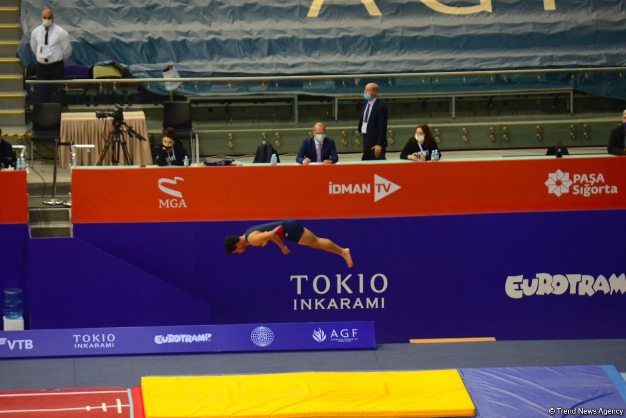 Second day of 28th FIG Trampoline Gymnastics World Age Group Competition kicks off in Baku (PHOTO)