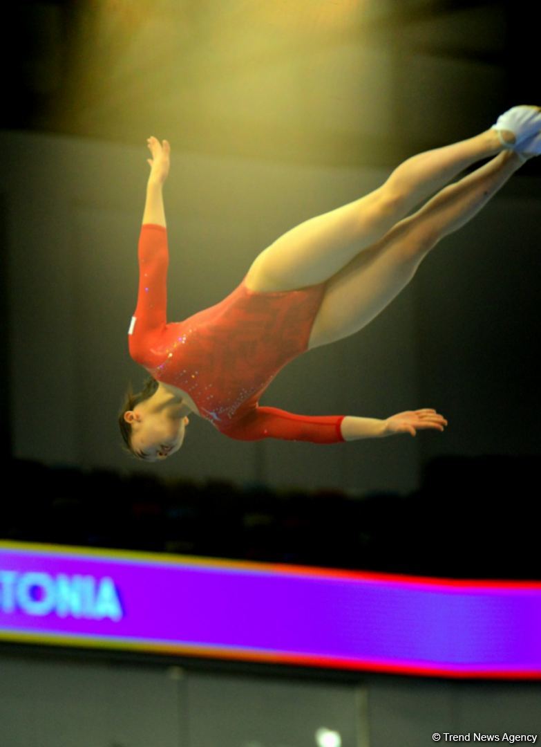 Second day of 28th FIG Trampoline Gymnastics World Age Group Competition kicks off in Baku (PHOTO)
