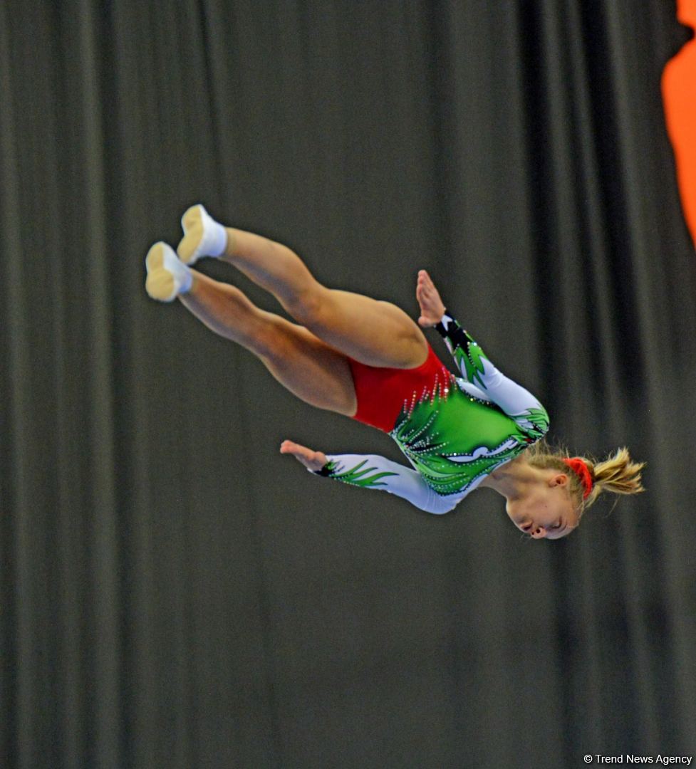Second day of 28th FIG Trampoline Gymnastics World Age Group Competition kicks off in Baku (PHOTO)