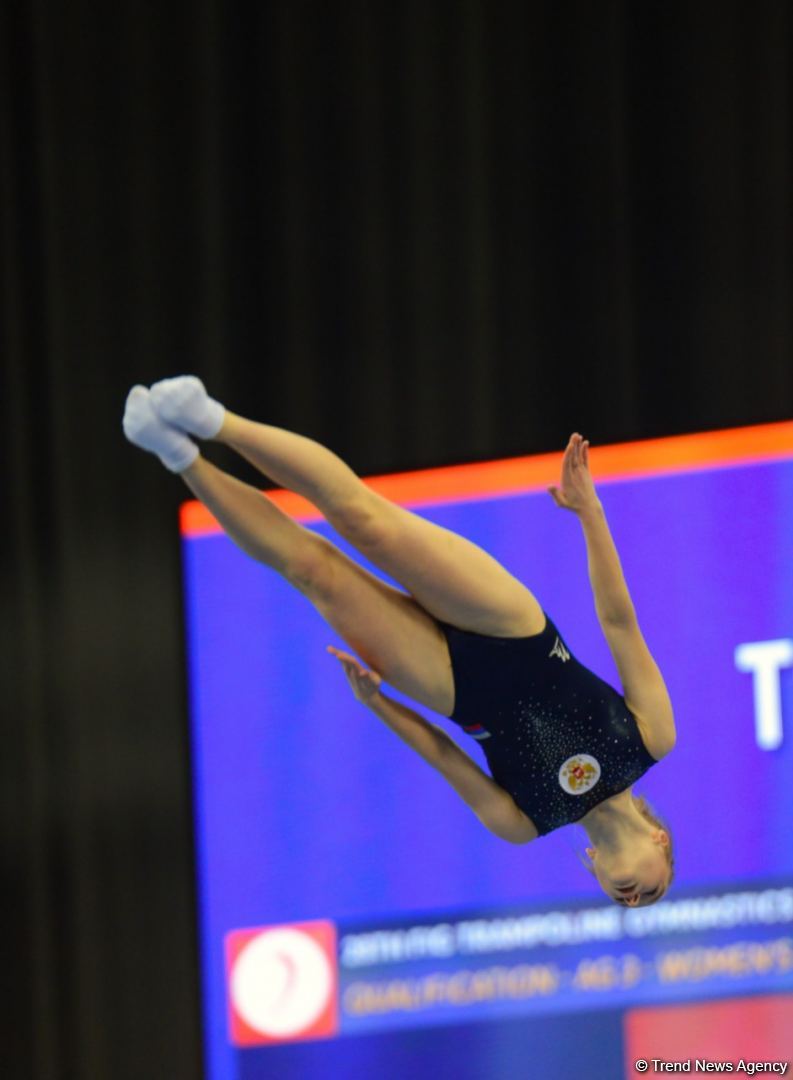 Second day of 28th FIG Trampoline Gymnastics World Age Group Competition kicks off in Baku (PHOTO)