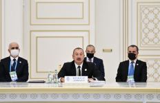Президент Ильхам Алиев принимает участие в XV саммите Организации экономического сотрудничества в Ашхабаде (ФОТО/ВИДЕО)