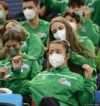 В Баку стартовал заключительный день 28-х Всемирных соревнований среди возрастных групп по прыжкам на батуте и тамблингу (ФОТО)