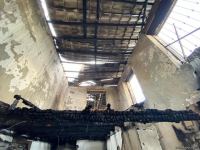 В пожаре в Агджебеди сгорели три члена одной семьи (ФОТО)