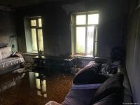 В пожаре в Агджебеди сгорели три члена одной семьи (ФОТО)