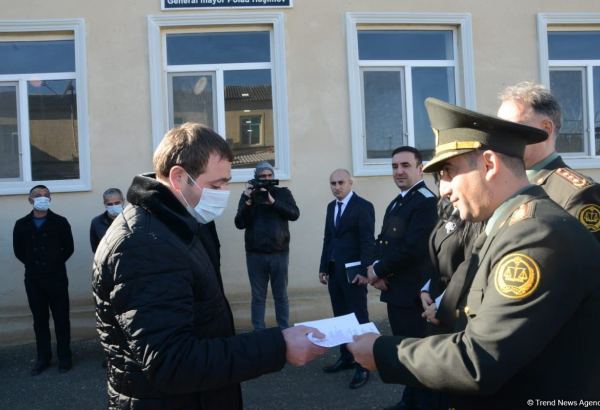 В рамках акта об амнистии из исправительного учреждения № 2 Пенитенциарной службы освобождены 7 человек – минюст Азербайджана (ФОТО)