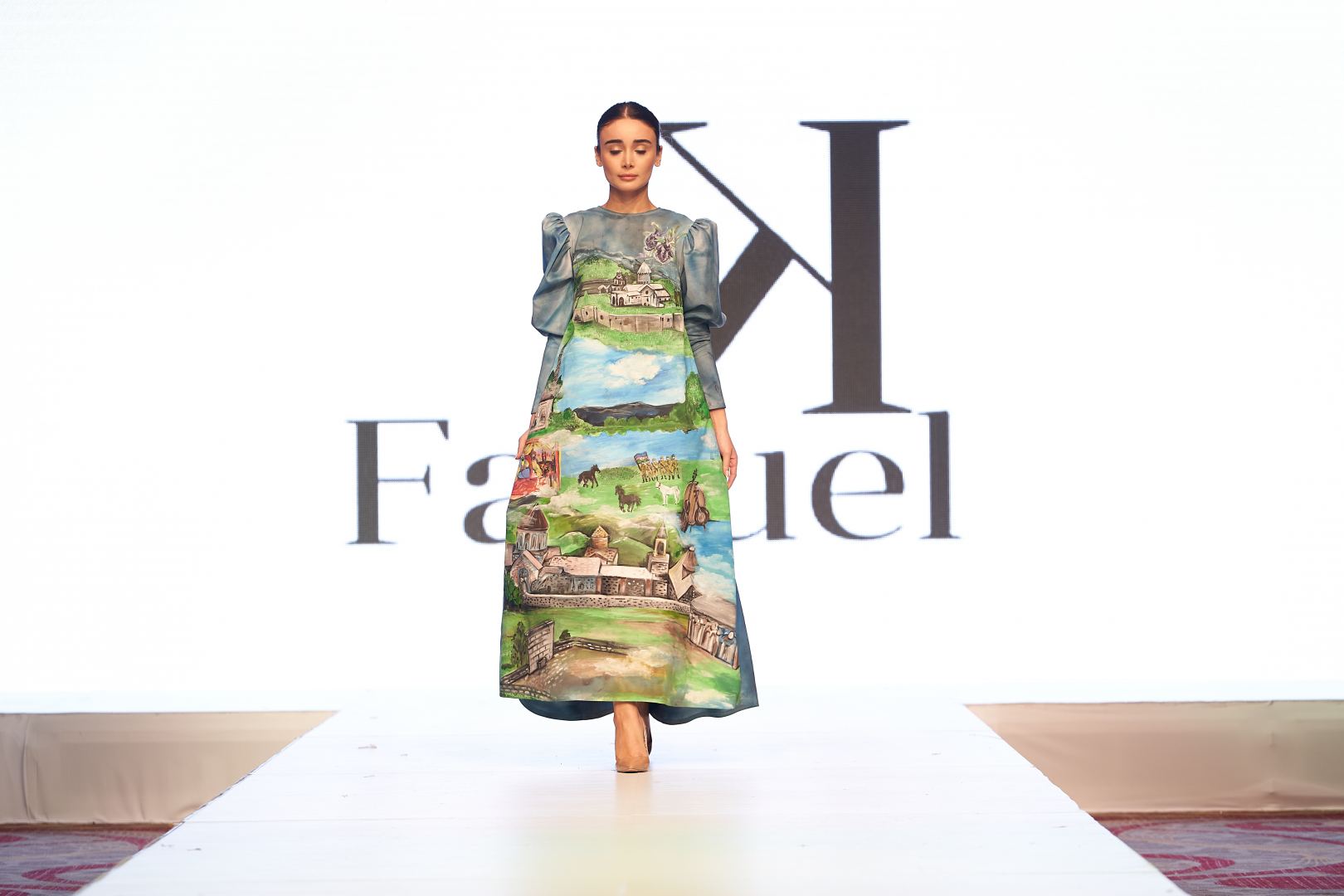 Azerbaijan Fashion Week  - вечерние и свадебные платья, харыбюльбюль, эклектика, ready-to-wear…  (ФОТО)