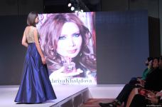 "Карабахская Принцесса" Фахрии Халафовой на Azerbaijan Fashion Week – впервые наряд с принтами харыбюльбюль,  образ Агабейим, розы…(ФОТО)