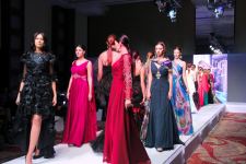 "Карабахская Принцесса" Фахрии Халафовой на Azerbaijan Fashion Week – впервые наряд с принтами харыбюльбюль,  образ Агабейим, розы…(ФОТО)