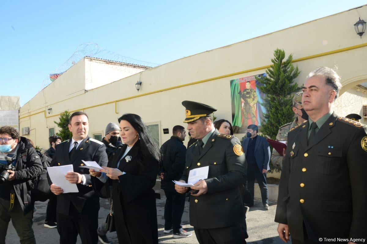В рамках акта об амнистии из исправительного учреждения № 17 освобождены 122 осужденных – минюст Азербайджана (ФОТО)
