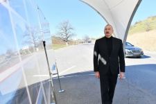 Президент Ильхам Алиев принял участие в открытии автодороги Губа-Гонагкенд (ФОТО/ВИДЕО)