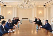 Президент Ильхам Алиев принял делегацию во главе с губернатором Астраханской области России (ФОТО/ВИДЕО)