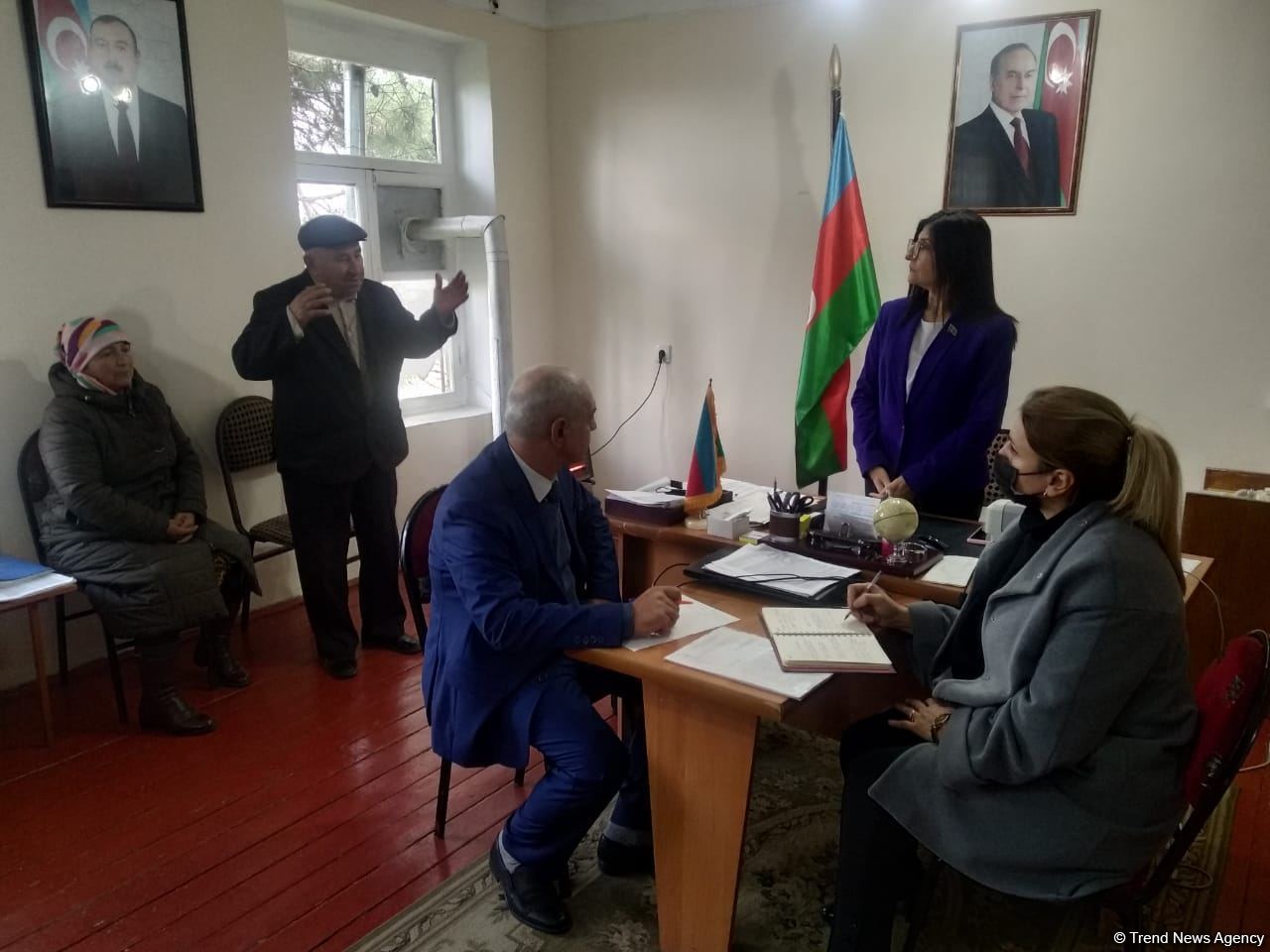 Депутат Севиль Микаилова провела в Хачмазе очередную встречу с избирателями (ФОТО)