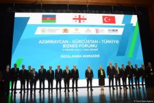 Azerbaijan, Georgia, Turkey sign memorandums, agreements in Baku (PHOTO)
