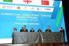 Azerbaijan, Georgia, Turkey sign memorandums, agreements in Baku (PHOTO)
