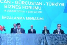 Azerbaijan, Georgia, Turkey sign memorandums, agreements in Baku (PHOTO)