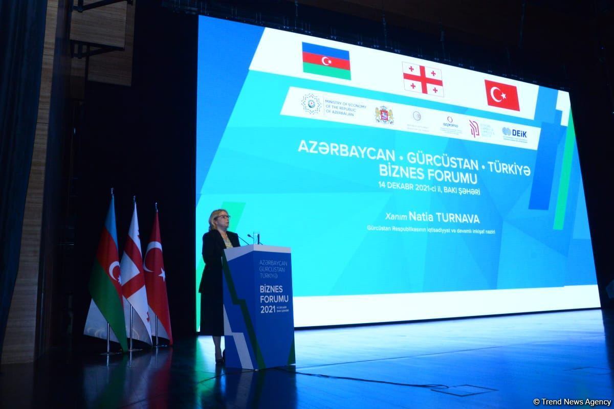Azerbaijan-Turkey-Georgian business forum kicks off in Baku (PHOTO)