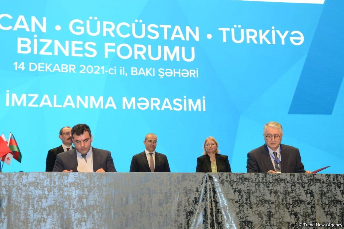 Azerbaijan, Georgia, Turkey sign memorandums, agreements in Baku (PHOTO)