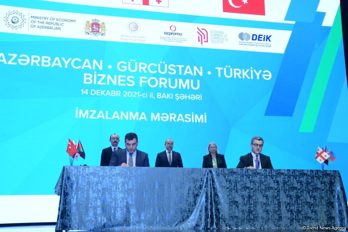 Azerbaijan, Georgia, Turkey sign memorandums, agreements in Baku (PHOTO)