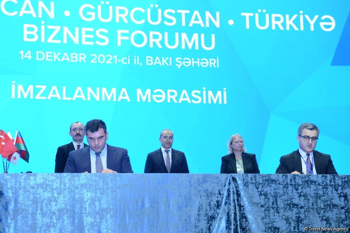 Azerbaijan, Georgia, Turkey sign memorandums, agreements in Baku (PHOTO)