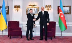 President Ilham Aliyev meets with Ukrainian President in Brussels (PHOTO/VIDEO)