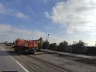 На крупном проспекте в Баку идут ремонтные работы (ФОТО)
