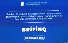 Генпрокуратура Азербайджана объявила причины крушения вертолета Госпогранслужбы (ВИДЕО)