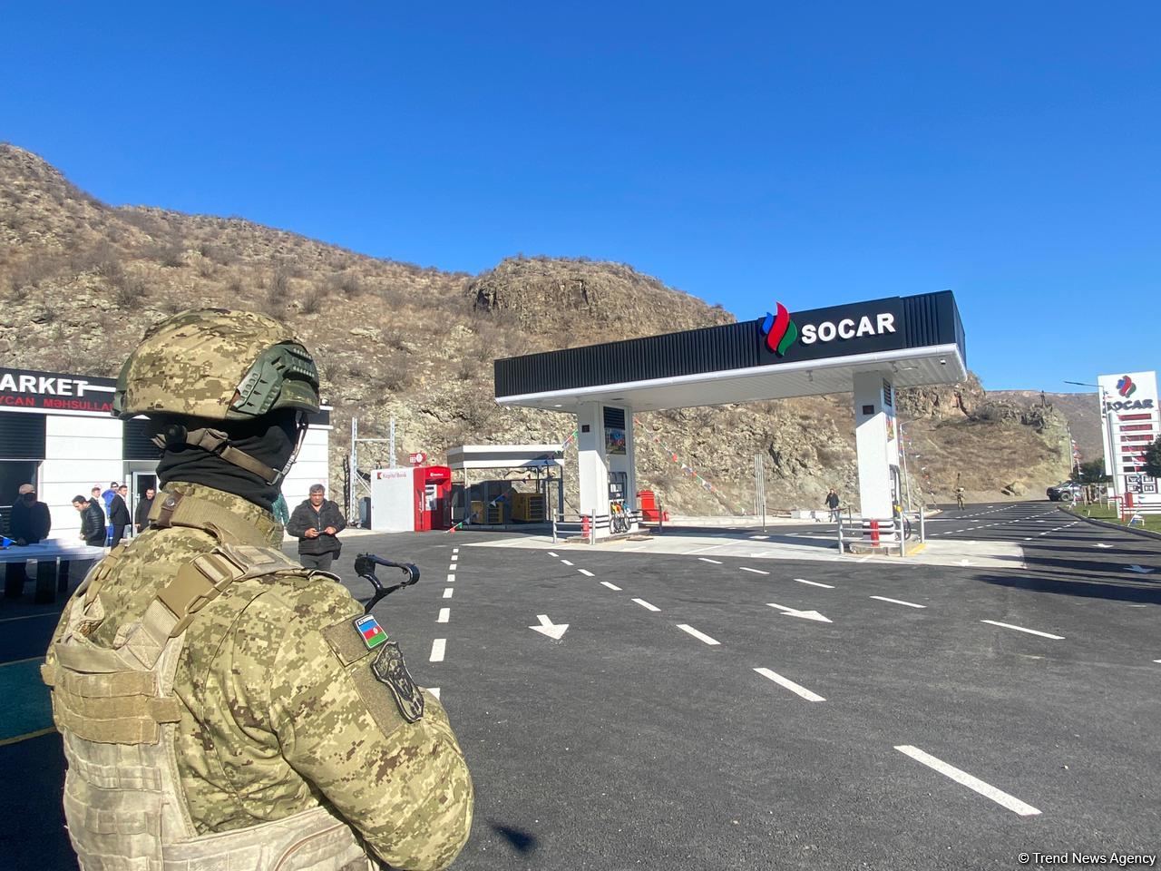 В Азербайджане открылась первая АЗС на дороге Горис-Гафан (ФОТО)