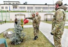President Ilham Aliyev, First Lady Mehriban Aliyeva attend opening of military unit in Hadrut settlement (PHOTO/VIDEO)
