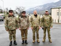 President Ilham Aliyev, First Lady Mehriban Aliyeva attend opening of military unit in Hadrut settlement (PHOTO/VIDEO)