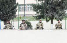 President Ilham Aliyev, First Lady Mehriban Aliyeva attend opening of military unit in Hadrut settlement (PHOTO/VIDEO)