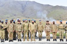 President Ilham Aliyev, First Lady Mehriban Aliyeva attend opening of military unit in Hadrut settlement (PHOTO/VIDEO)