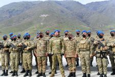 President Ilham Aliyev, First Lady Mehriban Aliyeva attend opening of military unit in Hadrut settlement (PHOTO/VIDEO)