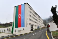 President Ilham Aliyev, First Lady Mehriban Aliyeva attend opening of military unit in Hadrut settlement (PHOTO/VIDEO)