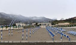 President Ilham Aliyev, First Lady Mehriban Aliyeva attend opening of military unit in Hadrut settlement (PHOTO/VIDEO)