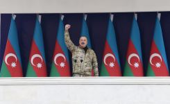 President Ilham Aliyev, First Lady Mehriban Aliyeva attend opening of military unit in Hadrut settlement (PHOTO/VIDEO)