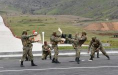 President Ilham Aliyev, First Lady Mehriban Aliyeva attend opening of military unit in Hadrut settlement (PHOTO/VIDEO)