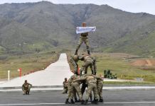 President Ilham Aliyev, First Lady Mehriban Aliyeva attend opening of military unit in Hadrut settlement (PHOTO/VIDEO)
