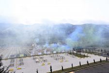 President Ilham Aliyev, First Lady Mehriban Aliyeva attend opening of military unit in Hadrut settlement (PHOTO/VIDEO)