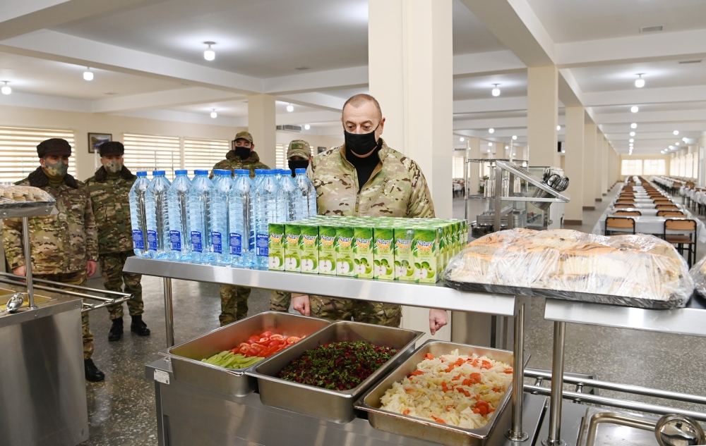 President Ilham Aliyev, First Lady Mehriban Aliyeva attend opening of military unit in Hadrut settlement (PHOTO/VIDEO)
