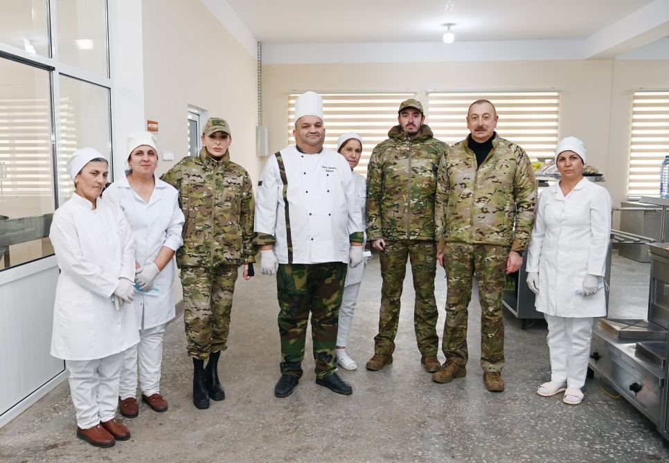 President Ilham Aliyev, First Lady Mehriban Aliyeva attend opening of military unit in Hadrut settlement (PHOTO/VIDEO)
