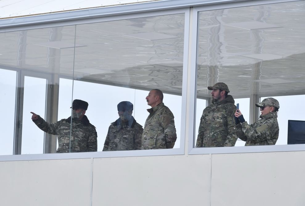 President Ilham Aliyev, First Lady Mehriban Aliyeva attend opening of military unit in Hadrut settlement (PHOTO/VIDEO)