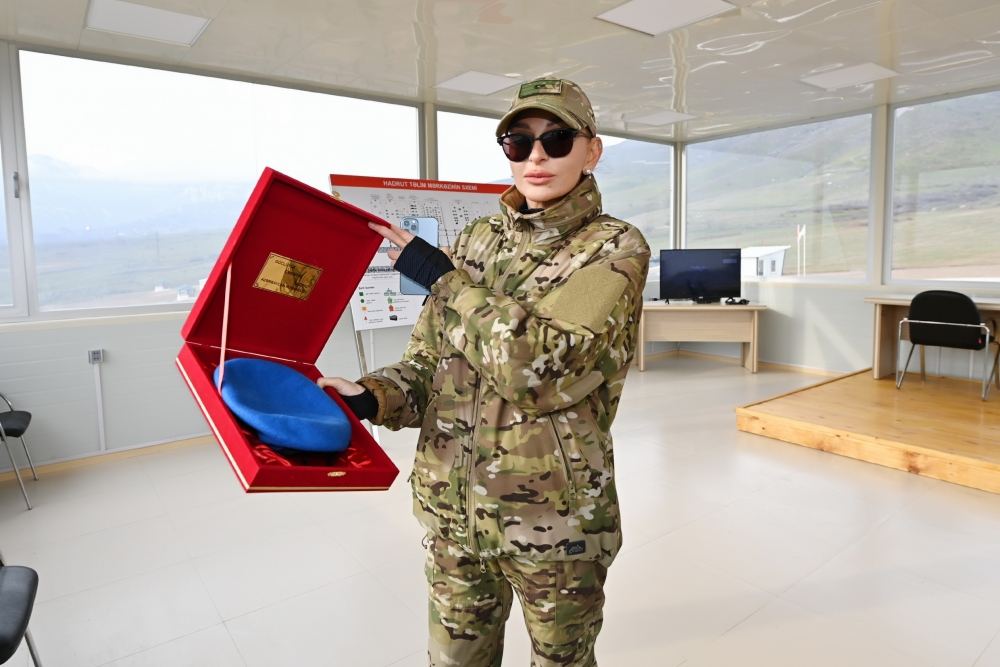 President Ilham Aliyev, First Lady Mehriban Aliyeva attend opening of military unit in Hadrut settlement (PHOTO/VIDEO)