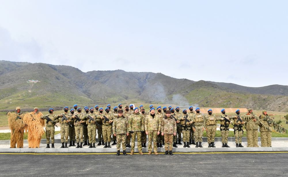President Ilham Aliyev, First Lady Mehriban Aliyeva attend opening of military unit in Hadrut settlement (PHOTO/VIDEO)